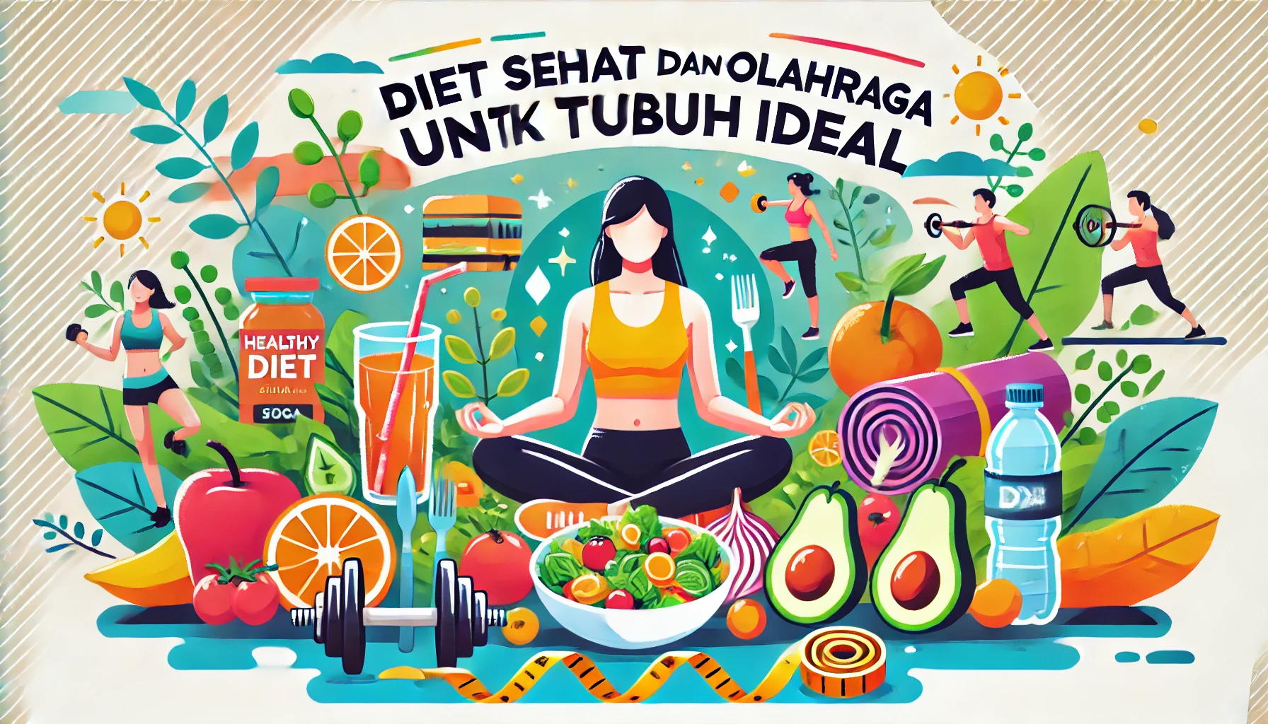 Diet Sehat dan Olahraga Untuk Tubuh Ideal