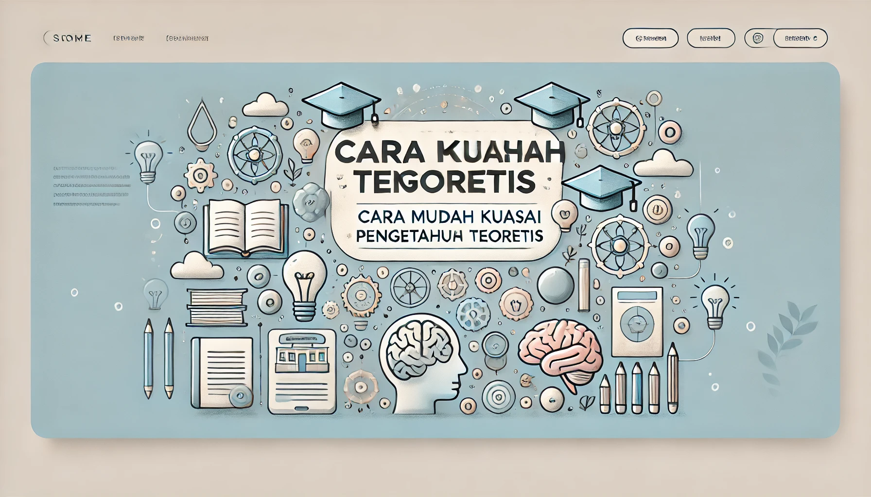 Cara Mudah Kuasai Pengetahuan Teoretis