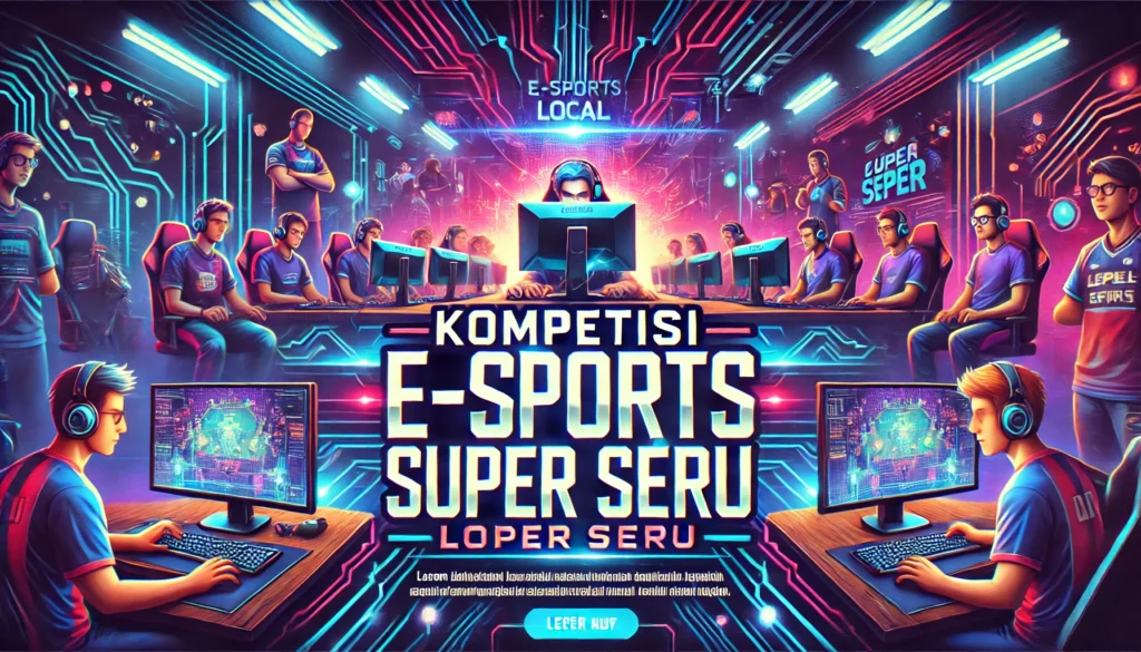 Kompetisi E-sports Lokal Super Seru