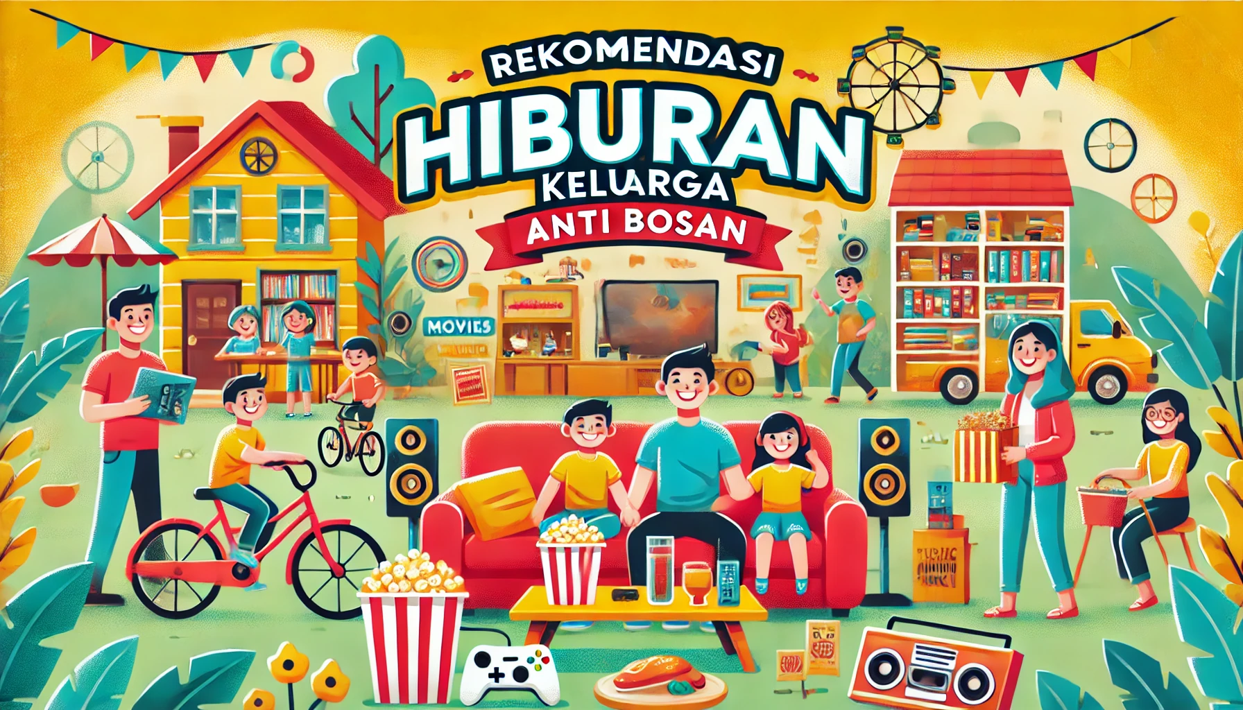 Rekomendasi Hiburan Keluarga Anti Bosan