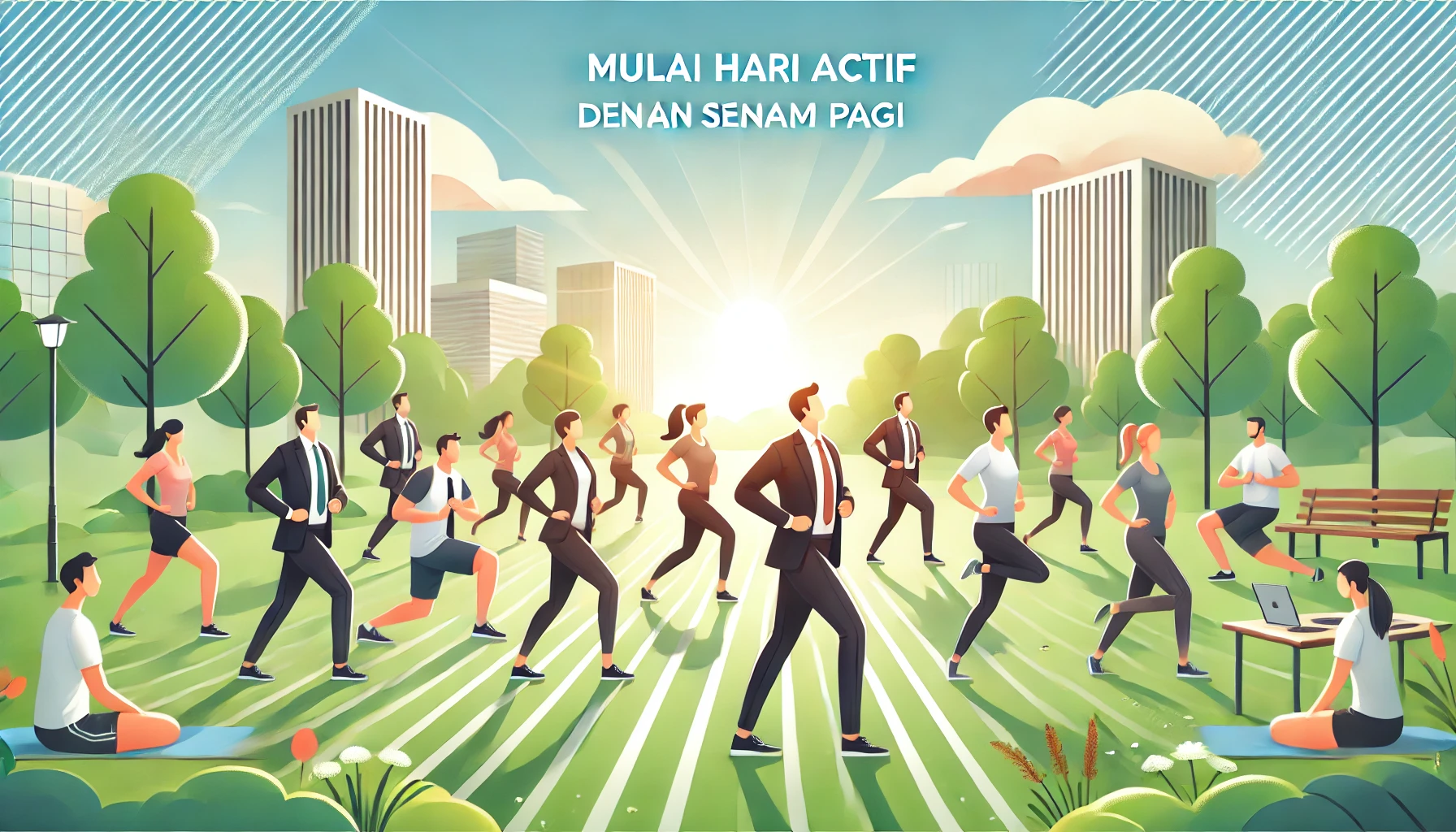 Mulai Hari Aktif dengan Senam Pagi