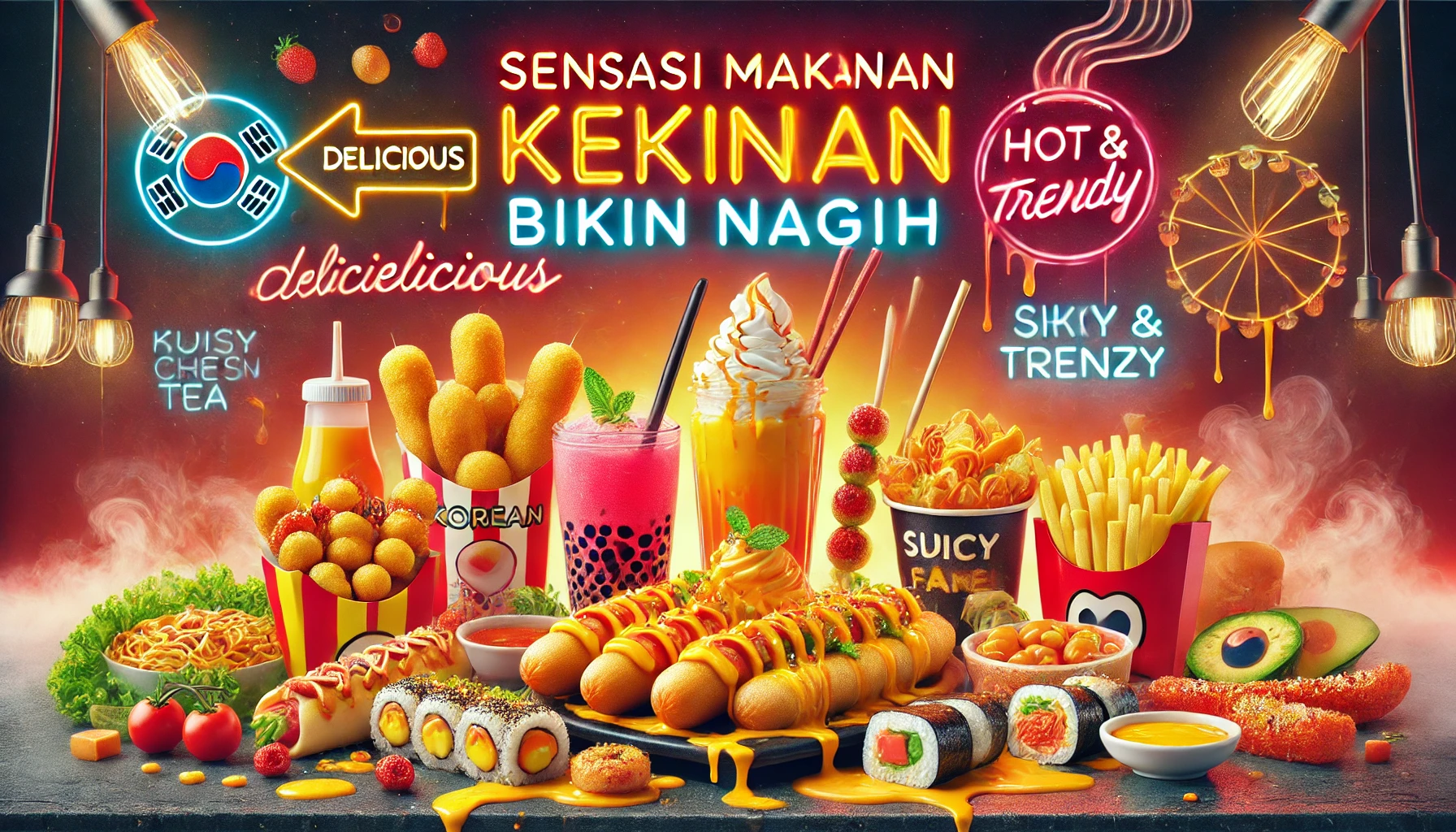 Sensasi Makanan Kekinian Bikin Nagih