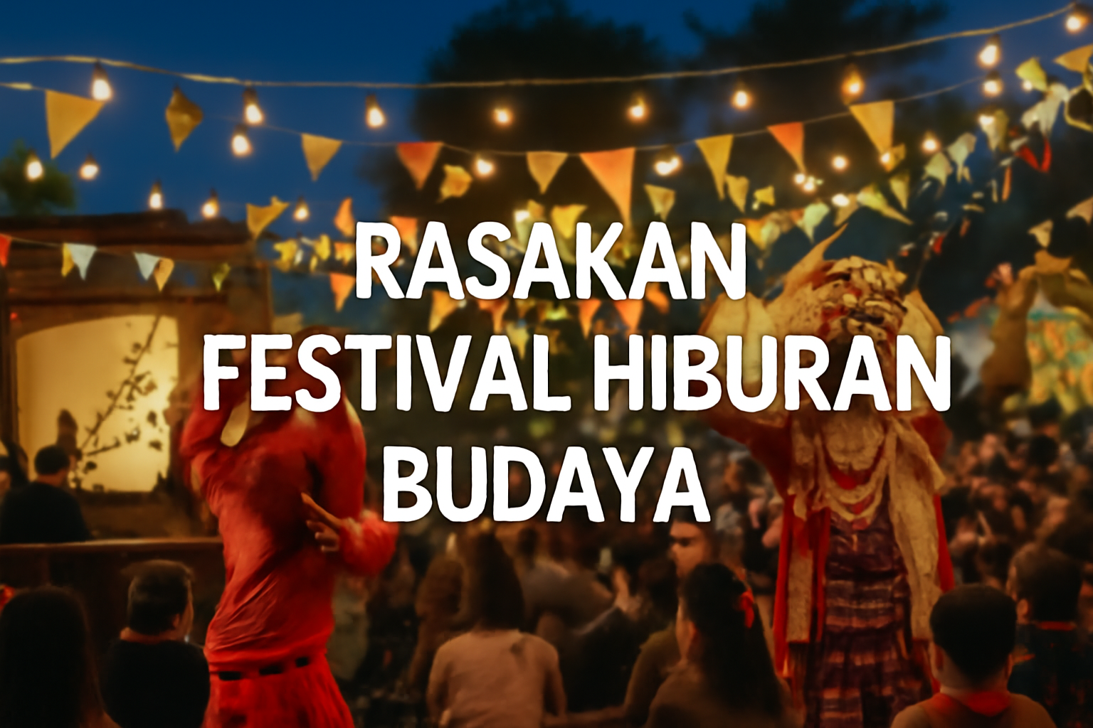 Rasakan Festival Hiburan Budaya