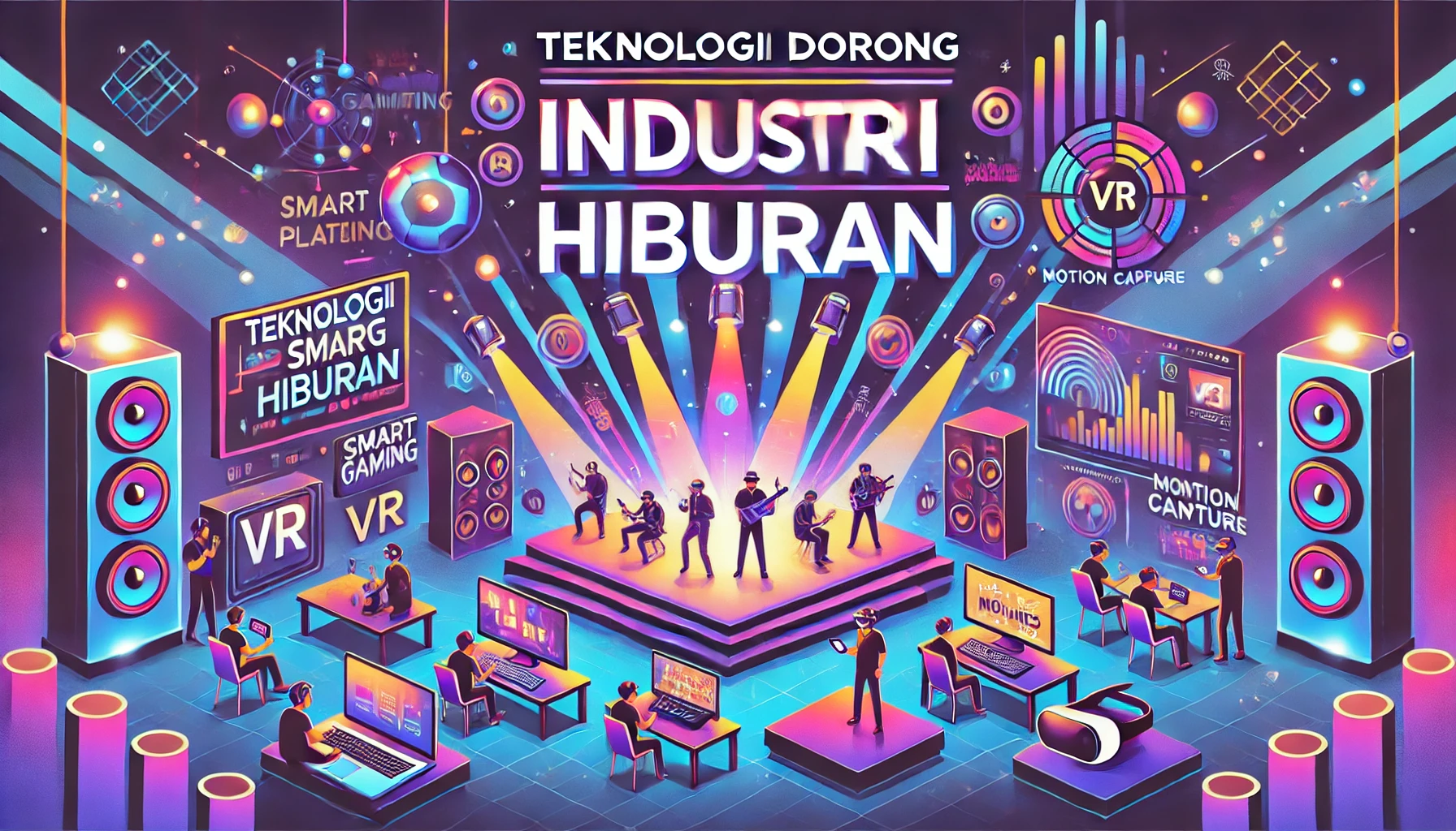 Teknologi Dorong Industri hiburan