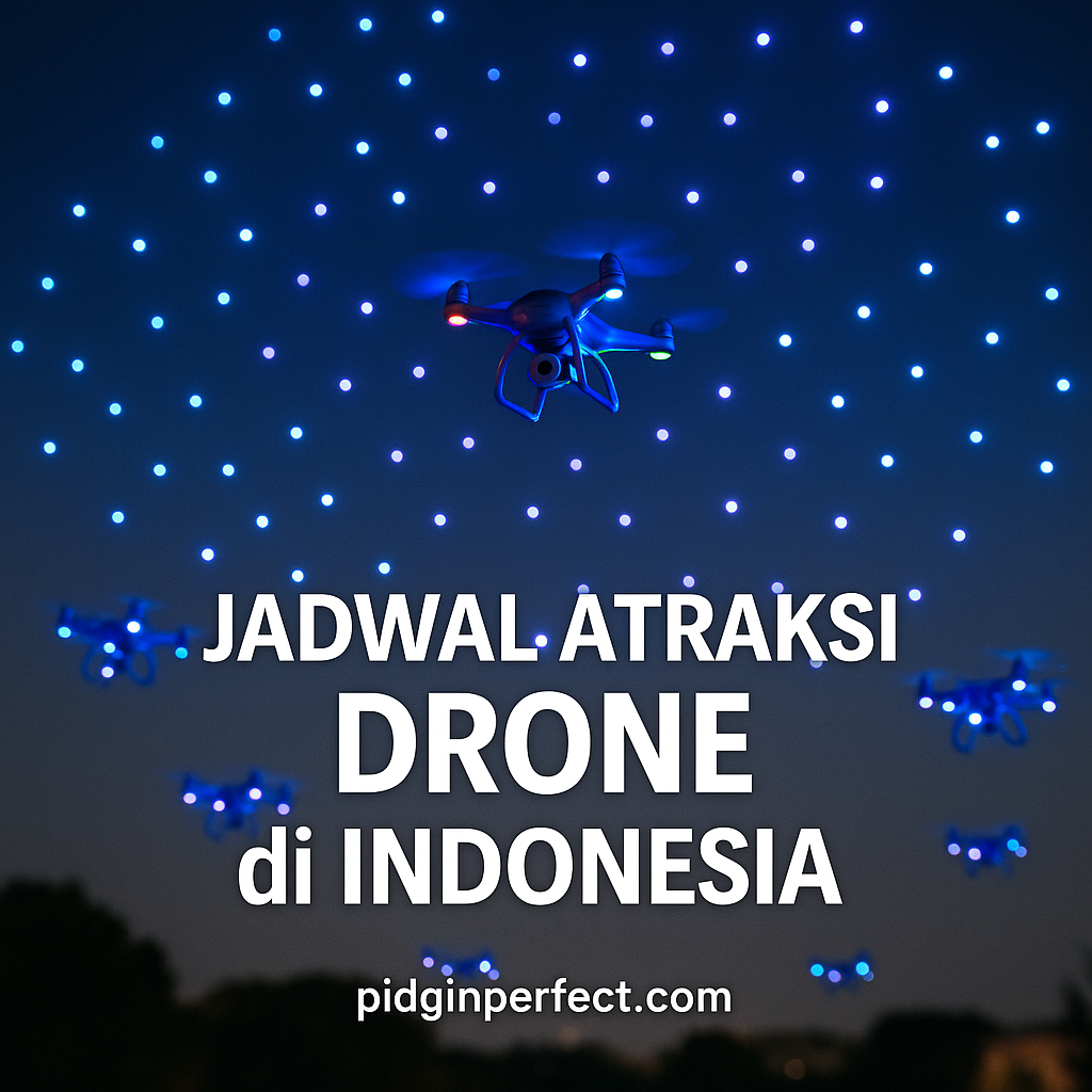 Jadwal Atraksi Drone di Indonesia