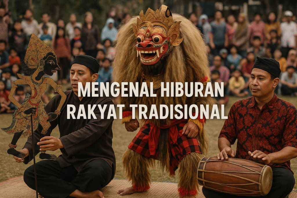 Mengenal Hiburan Rakyat Tradisional