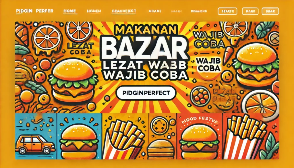 Makanan Bazzar Lezat Wajib Coba
