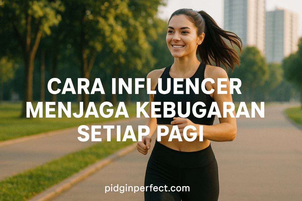 Cara Influencer Menjaga Kebugaran Setiap Pagi
