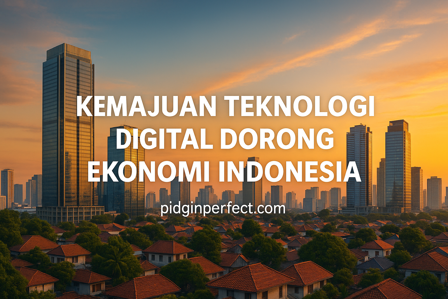 Kemajuan Teknologi Digital Dorong Ekonomi Indonesia