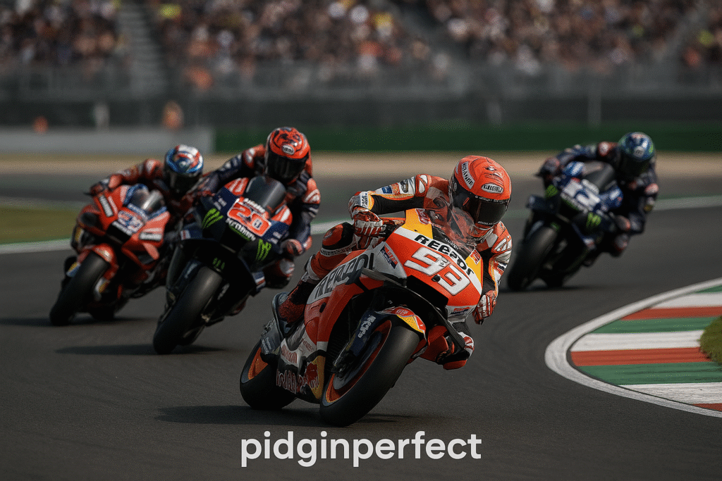 Aksi Menegangkan Balap MotoGP