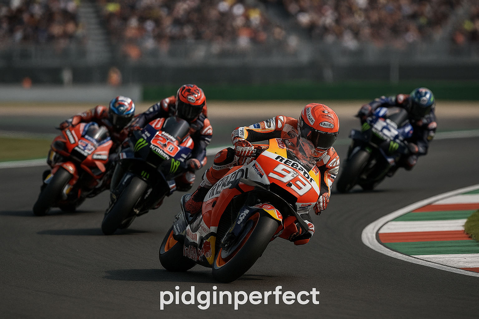 Aksi Menegangkan Balap MotoGP