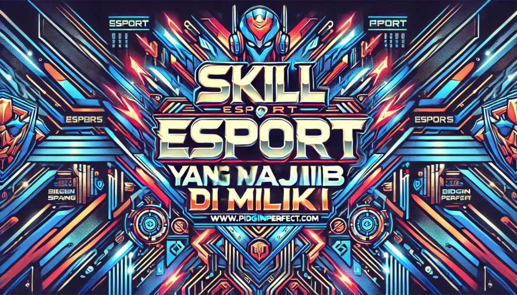 Skill Esport Yang Wajib Dimiliki