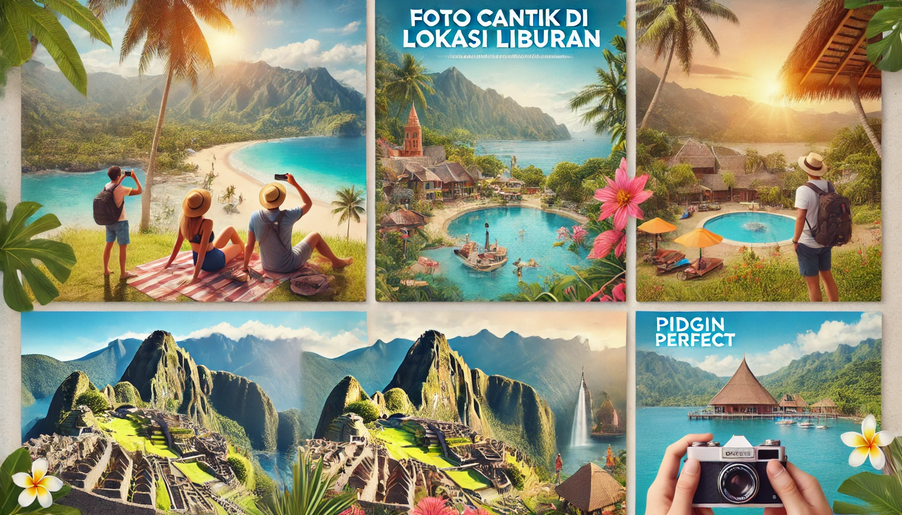 Foto Cantik Di Lokasi Liburan